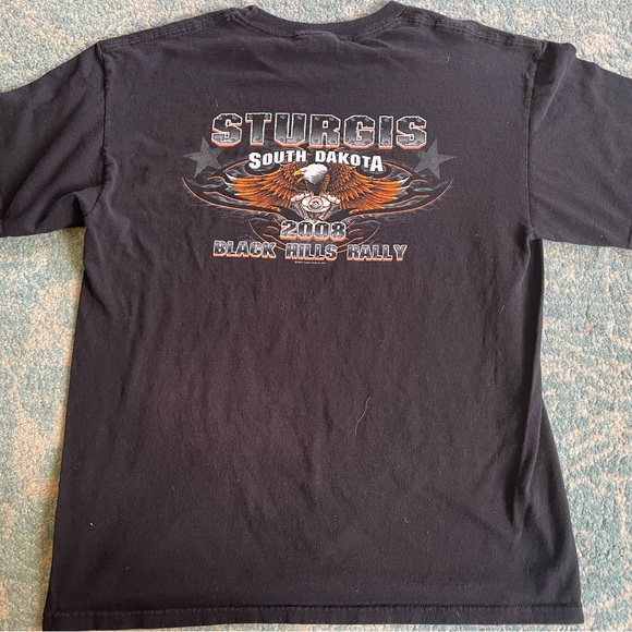 Vintage Sturgis Short Sleeve T-Shirt - Picture 2 of 2